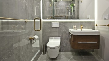 Guest bathroom by Paris K Design